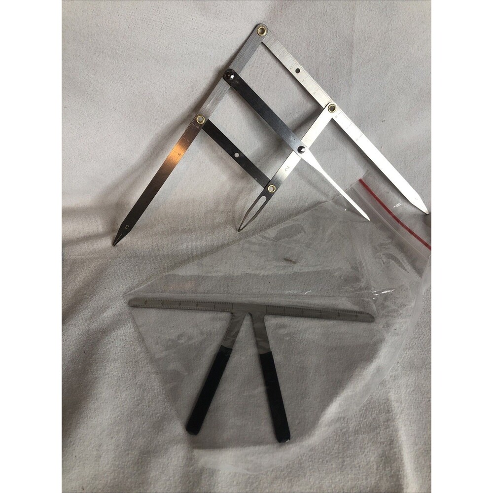 2 Pcs Eyebrow Ruler 3 Point Positioning Ruler, Silver - Picture 10 of 13